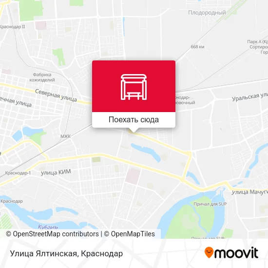 Карта Улица Ялтинская