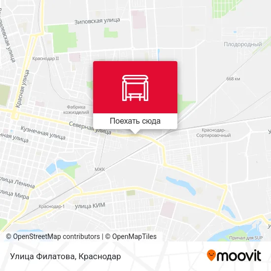 Карта Улица Филатова