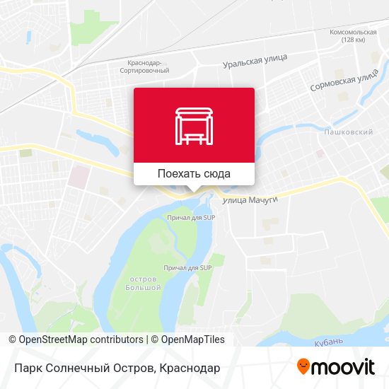 Карта Парк Солнечный Остров