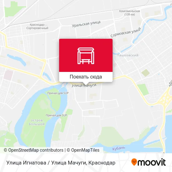 Карта Улица Игнатова / Улица Мачуги