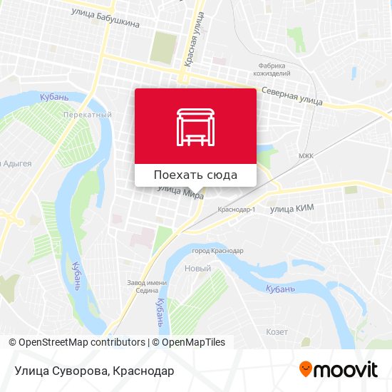 Карта Улица Суворова