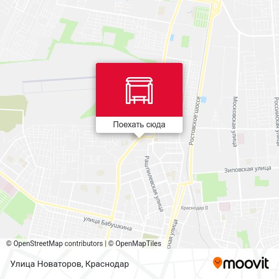 Карта Улица Новаторов
