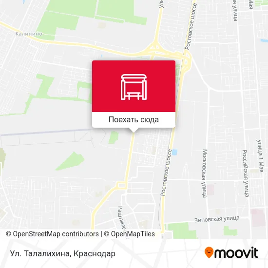Карта Ул. Талалихина