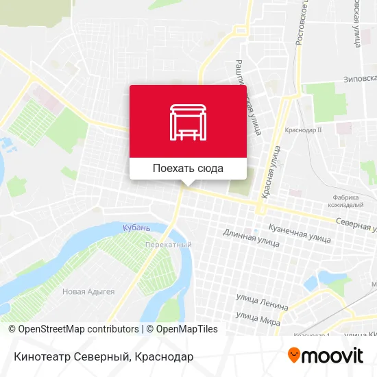 Карта Кинотеатр Северный