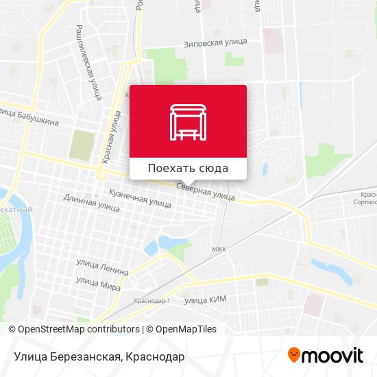 Карта Улица Березанская