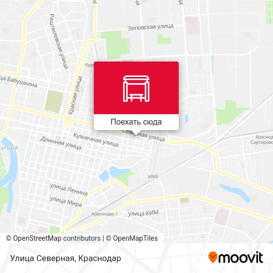 Карта Улица Северная