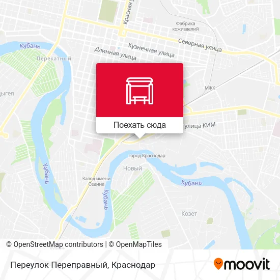Карта Переулок Переправный