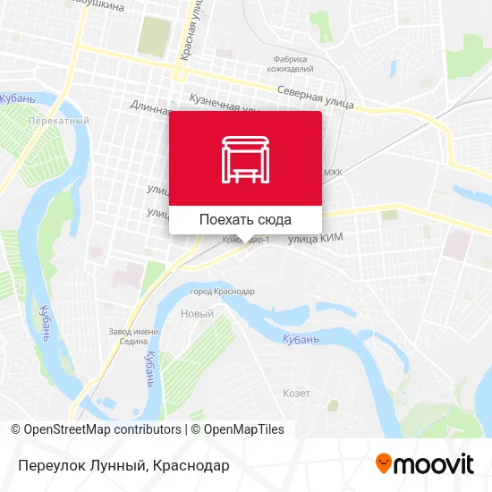 Карта Переулок Лунный