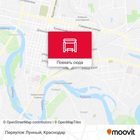 Карта Переулок Лунный