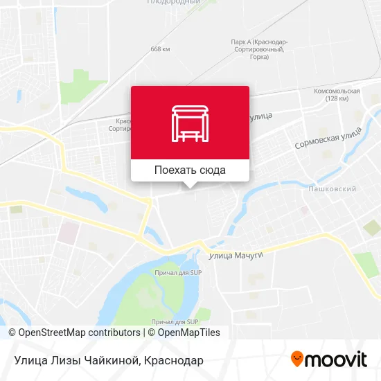 Карта Улица Лизы Чайкиной