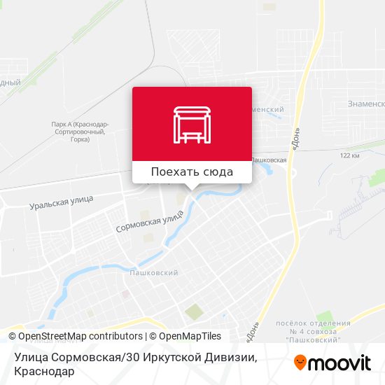 Карта Улица Сормовская / 30 Иркутской Дивизии