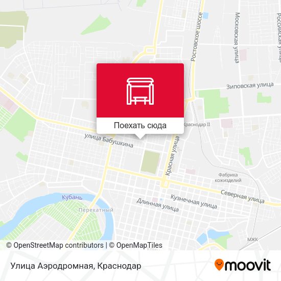 Карта Улица Аэродромная