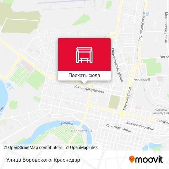 Карта Улица Воровского