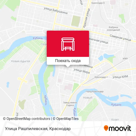 Карта Улица Рашпилевская
