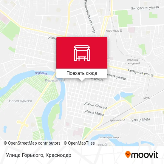 Карта Улица Горького