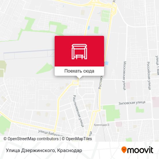 Карта Улица Дзержинского