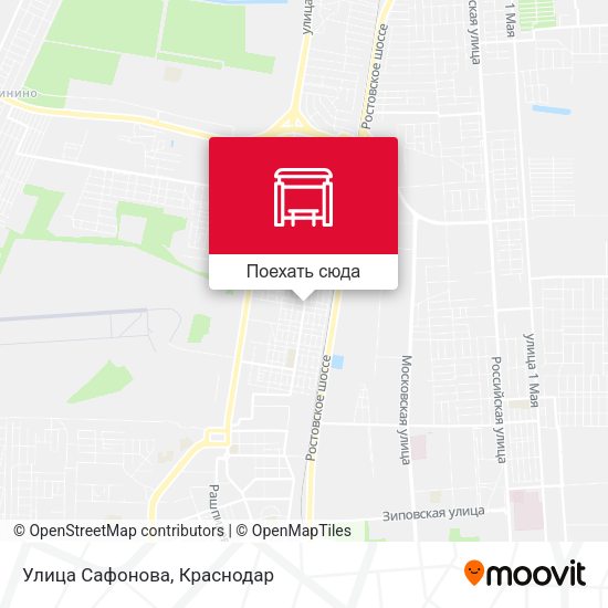 Карта Улица Сафонова