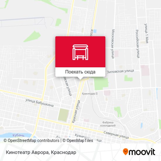 Карта Кинотеатр Аврора