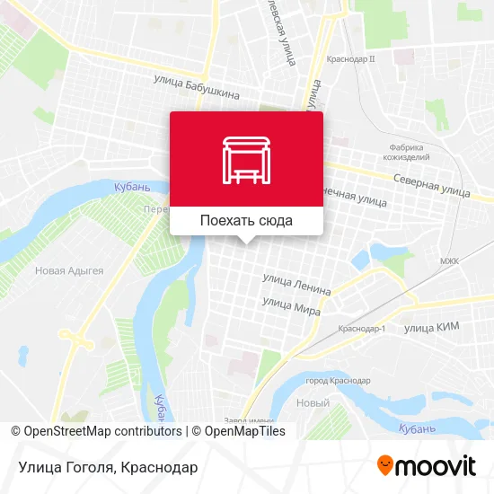 Карта Улица Гоголя