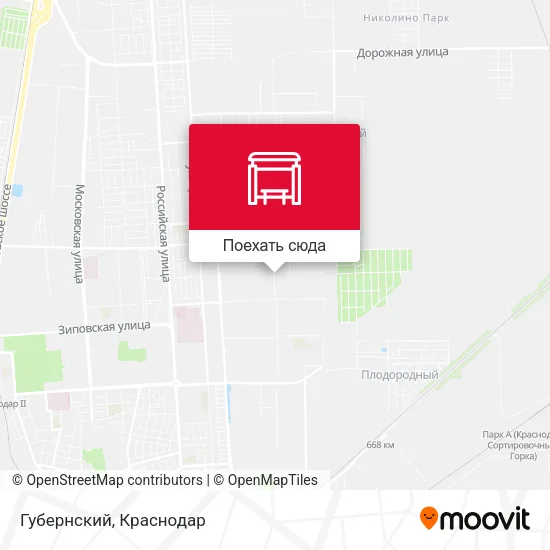 Карта Губернский