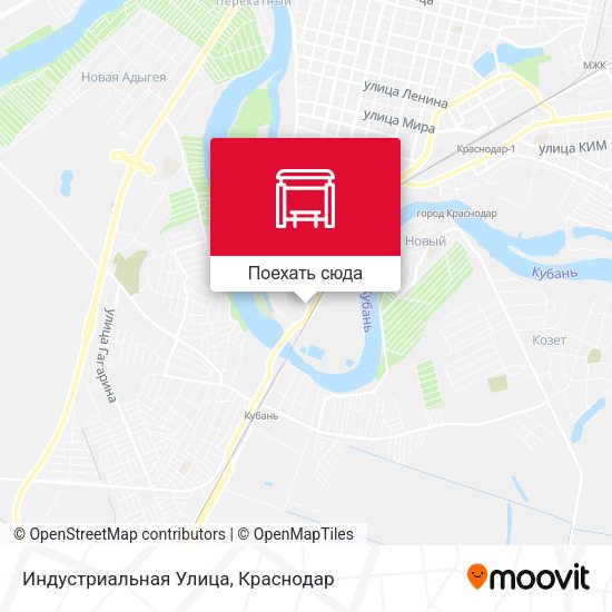Карта Индустриальная Улица