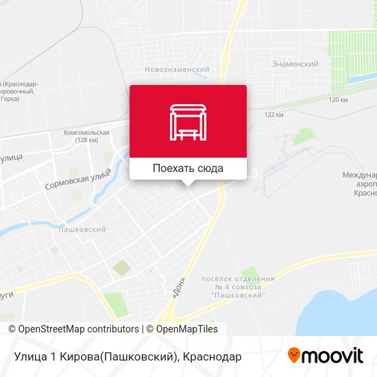 Карта Улица 1 Кирова(Пашковский)