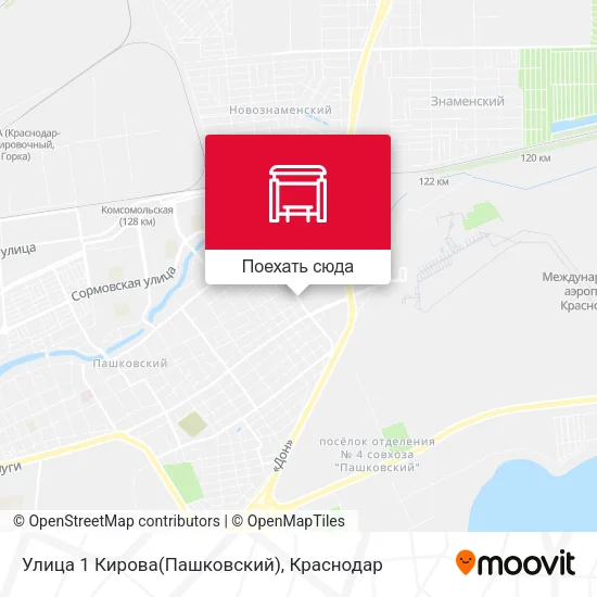 Карта Улица 1 Кирова(Пашковский)