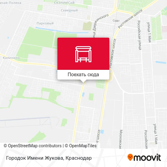 Карта Городок Имeни Жукова