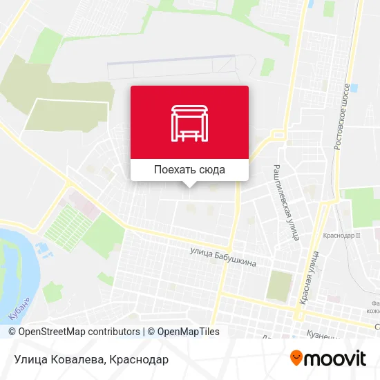 Карта Улица Ковалева