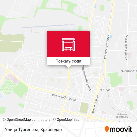 Карта Улица Тургенева
