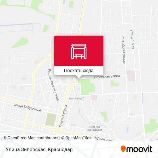 Карта Улица Зиповская