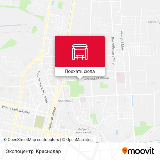 Карта Экспоцентр