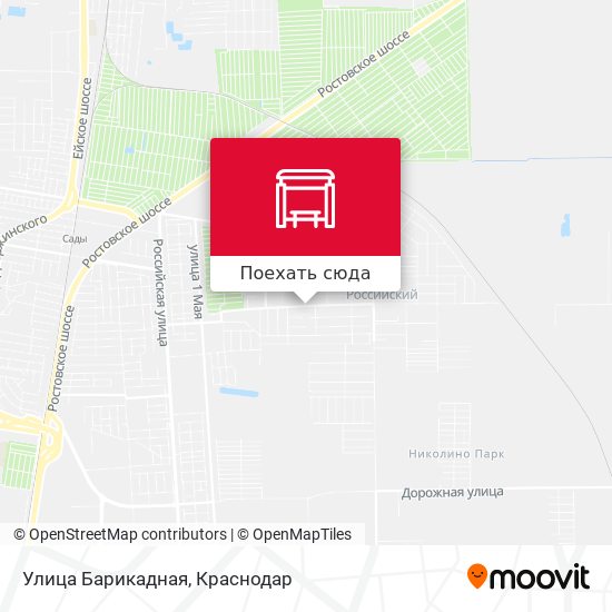 Карта Улица Барикадная