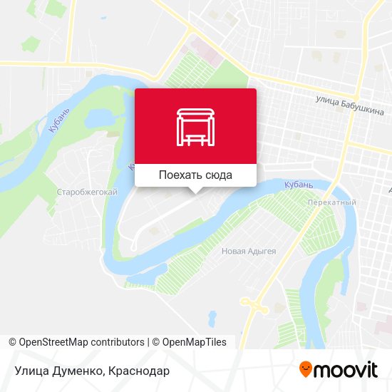 Карта Улица Думенко
