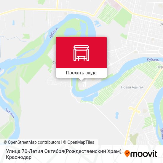Карта Улица 70-Летия Октября(Рождественский Храм)