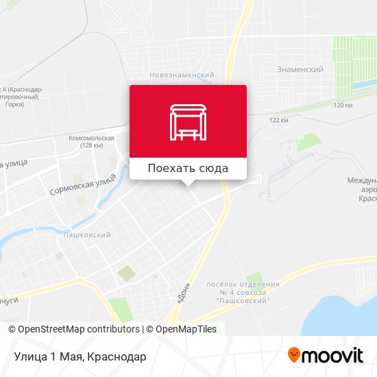 Карта Улица 1 Мая