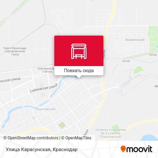 Карта Улица Карасунская