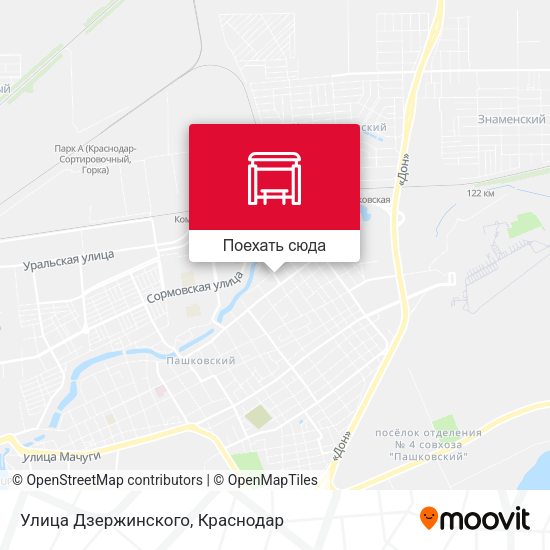 Карта Улица Дзержинского