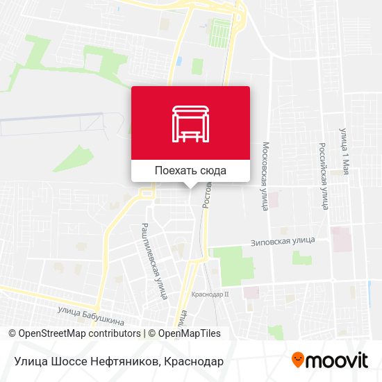 Карта Улица Шоссе Нефтяников