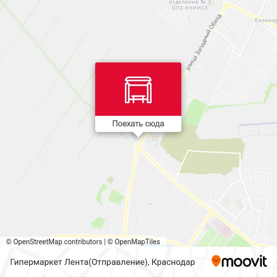 Карта Гипермаркет Лента(Отправление)