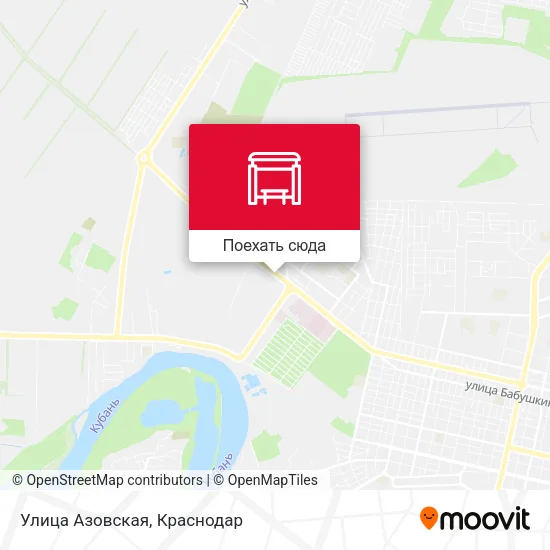Карта Улица Азовская