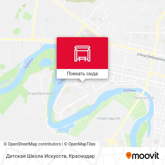 Карта Детская Школа Искусств