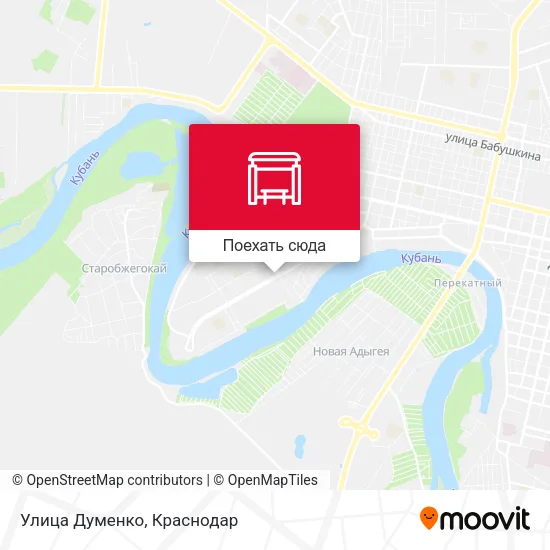 Карта Улица Думенко