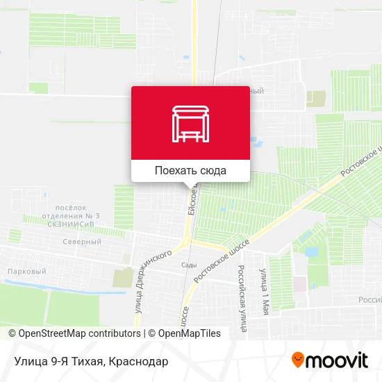 Карта Улица 9-Я Тихая