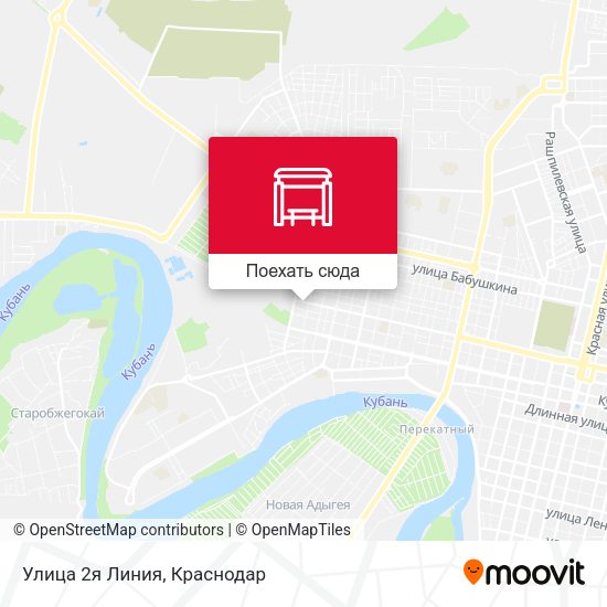 Карта Улица 2я Линия