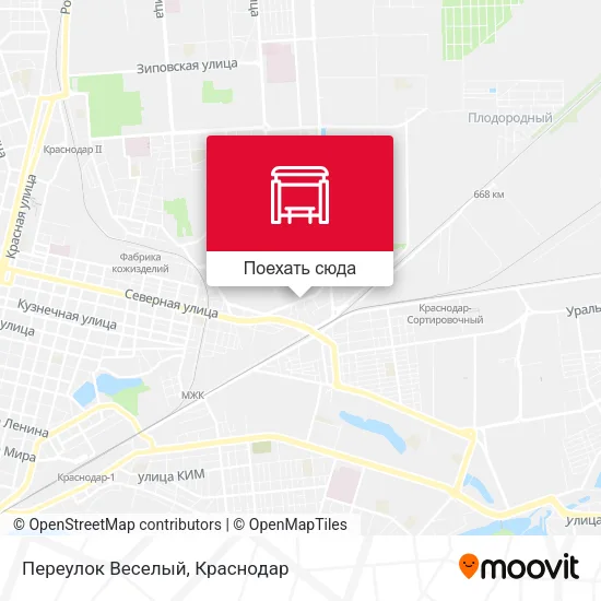 Карта Переулок Веселый