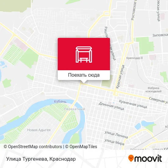 Карта Улица Тургенева