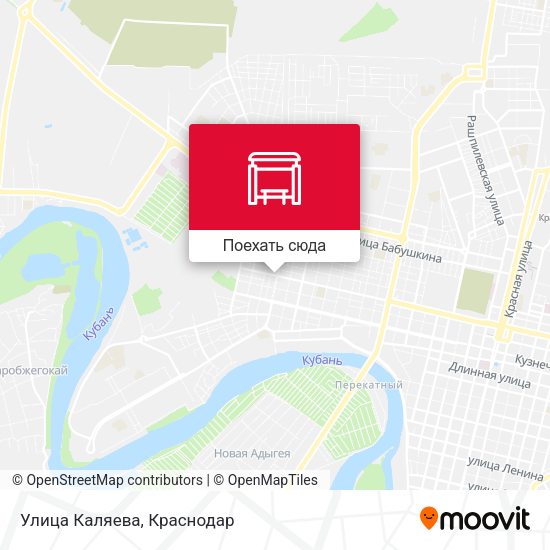 Карта Улица Каляева