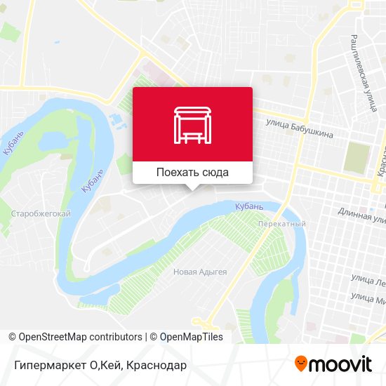 Карта Гипермаркет О,Кей