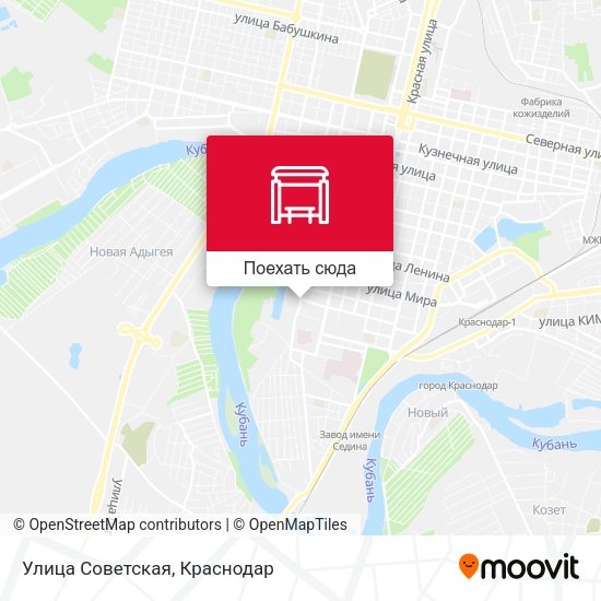 Карта Улица Советская